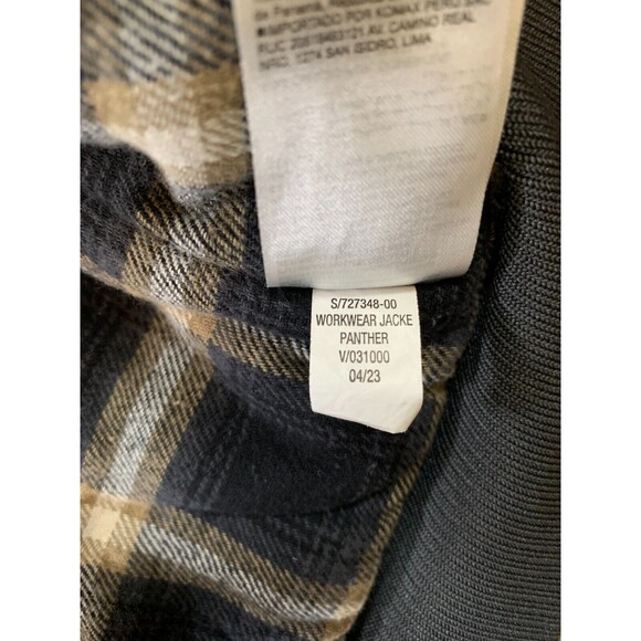 Old Navy Kids Canvas Jacket Boys L 10/12 Flannel‎ Lined Workwear Shacket Utility - Picture 9 of 9